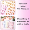 image:imageMr Pen Letter Stickers 1 Inch 8 Sheets 576 pcs Colorful  Self Adhesive Letters and Numbers Vinyl Alphabet Stickers