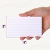 image:imageMr Pen Lined Index Cards 300 Cards White 3x5 Bulk Ruled Index Cards  Flash Cards Ruled for School College Office Home Organization Durable Study To Do List Note Cards with Ruled Lines100 Cards