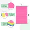 image:imageMr Pen Lined Sticky Notes 3 x 3 12 Pads 60 SheetsPad Morandi Color  Bulk Sticky Notes with Lines Ruled Post Stickies Memo Pads SelfStick Note Pad for Office School Home StudyVibrant