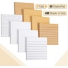 image:imageMr Pen Lined Sticky Notes Set 3x3 8 Pads 60 SheetsPad Kraft Lined  Blank amp Graph Sticky Notes Set Lined Memo Pads SelfStick Note Pad for Office School Home Study amp Organization
