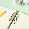 image:imageMr Pen Loose Leaf Binder Book Rings 2 Inch 20 Pack  Metal Binder Rings for Index Cards Keychains School Home Office SilverBlack