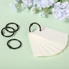 image:imageMr Pen Loose Leaf Binder Book Rings 2 Inch 20 Pack  Metal Binder Rings for Index Cards Keychains School Home Office SilverBlack