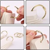 image:imageMr Pen Loose Leaf Binder Book Rings 2 Inch 20 Pack  Metal Binder Rings for Index Cards Keychains School Home Office SilverGold