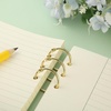 image:imageMr Pen Loose Leaf Binder Book Rings 2 Inch 20 Pack  Metal Binder Rings for Index Cards Keychains School Home Office SilverGold
