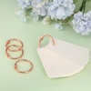 image:imageMr Pen Loose Leaf Binder Book Rings 2 Inch 20 Pack  Metal Binder Rings for Index Cards Keychains School Home Office SilverRose Gold