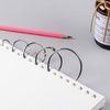 image:imageMr Pen Loose Leaf Binder Book Rings 2 Inch 20 Pack  Metal Binder Rings for Index Cards Keychains School Home Office SilverSilver