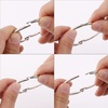 image:imageMr Pen Loose Leaf Binder Book Rings 2 Inch 20 Pack  Metal Binder Rings for Index Cards Keychains School Home Office SilverSilver