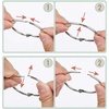 image:imageMr Pen Loose Leaf Binder Book Rings 2 Inch 20 Pack  Metal Binder Rings for Index Cards Keychains School Home Office SilverSilver