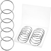 image:imageMr Pen Loose Leaf Binder Book Rings 2 Inch 20 Pack  Metal Binder Rings for Index Cards Keychains School Home Office SilverSilver
