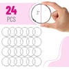 image:imageMr Pen Loose Leaf Binder Book Rings 2 Inch 20 Pack  Metal Binder Rings for Index Cards Keychains School Home Office SilverSilver