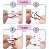 image:imageMr Pen Loose Leaf Binder Book Rings 2 Inch 20 Pack  Metal Binder Rings for Index Cards Keychains School Home Office SilverSilver