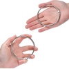 image:imageMr Pen Loose Leaf Binder Book Rings 2 Inch 20 Pack  Metal Binder Rings for Index Cards Keychains School Home Office SilverSilver