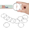 image:imageMr Pen Loose Leaf Binder Book Rings 2 Inch 20 Pack  Metal Binder Rings for Index Cards Keychains School Home Office SilverSilver