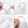 image:imageMr Pen Loose Leaf Binder Book Rings 2 Inch 20 Pack  Metal Binder Rings for Index Cards Keychains School Home Office SilverSilver