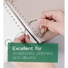 image:imageMr Pen Loose Leaf Binder Book Rings 2 Inch 20 Pack  Metal Binder Rings for Index Cards Keychains School Home Office SilverSilver