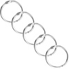 image:imageMr Pen Loose Leaf Binder Book Rings 2 Inch 20 Pack  Metal Binder Rings for Index Cards Keychains School Home Office SilverSilver