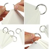 image:imageMr Pen Loose Leaf Binder Book Rings 2 Inch 20 Pack  Metal Binder Rings for Index Cards Keychains School Home Office SilverSilver