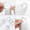 image:imageMr Pen Loose Leaf Binder Book Rings 2 Inch 20 Pack  Metal Binder Rings for Index Cards Keychains School Home Office SilverSilver