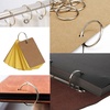 image:imageMr Pen Loose Leaf Binder Book Rings 2 Inch 20 Pack  Metal Binder Rings for Index Cards Keychains School Home Office SilverSilver