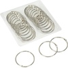 image:imageMr Pen Loose Leaf Binder Book Rings 2 Inch 20 Pack  Metal Binder Rings for Index Cards Keychains School Home Office SilverSilver