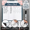 image:imageMr Pen Magnetic Dry Erase Chore Chart 17 x 12  Floral Daily amp Weekly Responsibility Chart for Kids Teens amp Adults Family Chore Board for Fridge