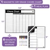 image:imageMr Pen Magnetic Dry Erase Chore Chart for Fridge  11x14 Daily Chore Chart 6x Fine Point Markers 9x7 Meal Plan Dry Erase for Multiple Kids Teens and Adults