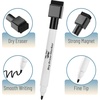 image:imageMr Pen Magnetic Dry Erase Markers 12 Pack Black  Fine Tip Markers with BuiltIn Magnet amp Eraser Low Odor Quick Dry for Whiteboards Office School amp HomeBlack eraser included