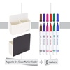 image:imageMr Pen Magnetic Marker Holder White  Magnetic Dry Erase Marker Holder with 6 Colorful Markers Whiteboard Marker Holder White Board Organizer