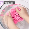 image:imageMr Pen Magnetic Microfiber Shag Whiteboard Erasers 4 x 6 4 Pack  Dual Surface Washable Large Dry Erase Board Cleaner for Chalk Marker Classroom Office HomeViolet  Pink