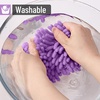 image:imageMr Pen Magnetic Microfiber Shag Whiteboard Erasers 4 x 6 4 Pack  Dual Surface Washable Large Dry Erase Board Cleaner for Chalk Marker Classroom Office HomeViolet  Blue