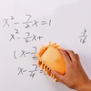 image:imageMr Pen Magnetic Microfiber Shag Whiteboard Erasers 4 x 6 4 Pack  Dual Surface Washable Large Dry Erase Board Cleaner for Chalk Marker Classroom Office HomeBlue  Orange