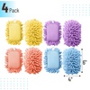 image:imageMr Pen Magnetic Microfiber Shag Whiteboard Erasers 4 x 6 4 Pack  Dual Surface Washable Large Dry Erase Board Cleaner for Chalk Marker Classroom Office HomePastel