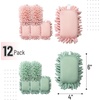 image:imageMr Pen Magnetic Microfiber Shag Whiteboard Erasers 4 x 6 4 Pack  Dual Surface Washable Large Dry Erase Board Cleaner for Chalk Marker Classroom Office HomeGreen  Pink