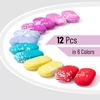 image:imageMr Pen Marble Pencil Erasers 12 Pack 1 x 2  Soft Rubber Marble Pencil Erasers for School Office Art Sketching Homework Exams Clean SmudgeFree CorrectionIce Cream