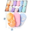 image:imageMr Pen Marble Pencil Erasers 12 Pack 1 x 2  Soft Rubber Marble Pencil Erasers for School Office Art Sketching Homework Exams Clean SmudgeFree CorrectionPastel