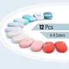 image:imageMr Pen Marble Pencil Erasers 12 Pack 1 x 2  Soft Rubber Marble Pencil Erasers for School Office Art Sketching Homework Exams Clean SmudgeFree CorrectionCoral Ocean