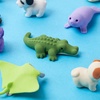 image:imageMr Pen Mini Animal Pencil Erasers Toy Set 30 pcs 10 Design  3D Mini Puzzle Erasers Toys for Kids Reward Party Favors NonToxic amp Safe for Children LatexFree