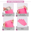 image:imageMr Pen Money Envelopes for Cash 65 x 35 100 Pack Kraft Paper  SelfAdhesive Bulk Cash Envelopes for Budgeting Money and Coin Saving Check Budget Small Item OrganizingLight Pink