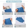 image:imageMr Pen Money Envelopes for Cash 65 x 35 100 Pack Kraft Paper  SelfAdhesive Bulk Cash Envelopes for Budgeting Money and Coin Saving Check Budget Small Item OrganizingBlue