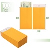 image:imageMr Pen Money Envelopes for Cash 65 x 35 100 Pack Kraft Paper  SelfAdhesive Bulk Cash Envelopes for Budgeting Money and Coin Saving Check Budget Small Item OrganizingYellow