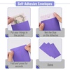 image:imageMr Pen Money Envelopes for Cash 65 x 35 100 Pack Kraft Paper  SelfAdhesive Bulk Cash Envelopes for Budgeting Money and Coin Saving Check Budget Small Item OrganizingPastel Purple