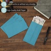 image:imageMr Pen Money Envelopes for Cash 65 x 35 100 Pack Kraft Paper  SelfAdhesive Bulk Cash Envelopes for Budgeting Money and Coin Saving Check Budget Small Item OrganizingTeal