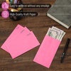 image:imageMr Pen Money Envelopes for Cash 65 x 35 100 Pack Kraft Paper  SelfAdhesive Bulk Cash Envelopes for Budgeting Money and Coin Saving Check Budget Small Item OrganizingLight Pink