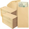 image:imageMr Pen Money Envelopes for Cash 65 x 35 100 Pack Kraft Paper  SelfAdhesive Bulk Cash Envelopes for Budgeting Money and Coin Saving Check Budget Small Item OrganizingBrown