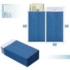 image:imageMr Pen Money Envelopes for Cash 65 x 35 100 Pack Kraft Paper  SelfAdhesive Bulk Cash Envelopes for Budgeting Money and Coin Saving Check Budget Small Item OrganizingBlue