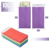 image:imageMr Pen Money Envelopes for Cash 65 x 35 100 Pack Kraft Paper  SelfAdhesive Bulk Cash Envelopes for Budgeting Money and Coin Saving Check Budget Small Item OrganizingBright and Pastel Palette