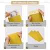 image:imageMr Pen Money Envelopes for Cash 65 x 35 100 Pack Kraft Paper  SelfAdhesive Bulk Cash Envelopes for Budgeting Money and Coin Saving Check Budget Small Item OrganizingGold