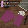 image:imageMr Pen Money Envelopes for Cash 65 x 35 100 Pack Kraft Paper  SelfAdhesive Bulk Cash Envelopes for Budgeting Money and Coin Saving Check Budget Small Item OrganizingPurple