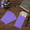 image:imageMr Pen Money Envelopes for Cash 65 x 35 100 Pack Kraft Paper  SelfAdhesive Bulk Cash Envelopes for Budgeting Money and Coin Saving Check Budget Small Item OrganizingPastel Purple