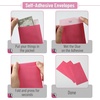 image:imageMr Pen Money Envelopes for Cash 65 x 35 100 Pack Kraft Paper  SelfAdhesive Bulk Cash Envelopes for Budgeting Money and Coin Saving Check Budget Small Item OrganizingColorful